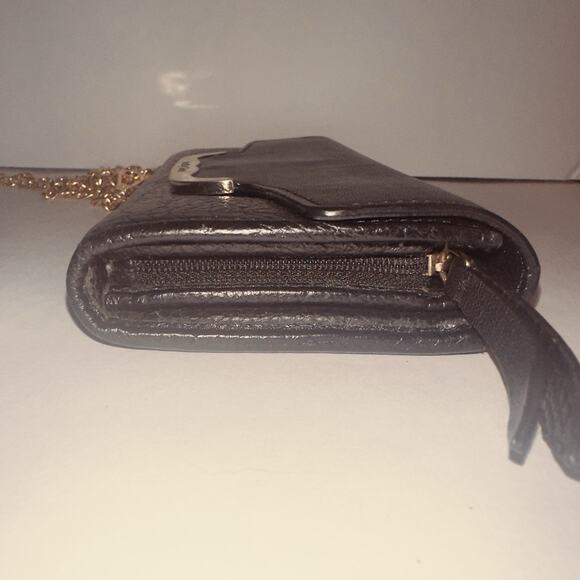 See By Chloe Black Leather Clutch designer luxury authentic Wallet chain include - Picture 5 of 10